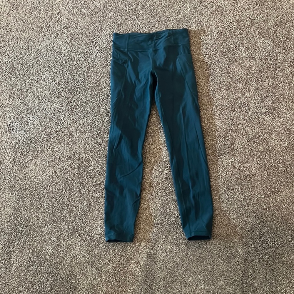 Teal Workout Leggings From Athleta Girl